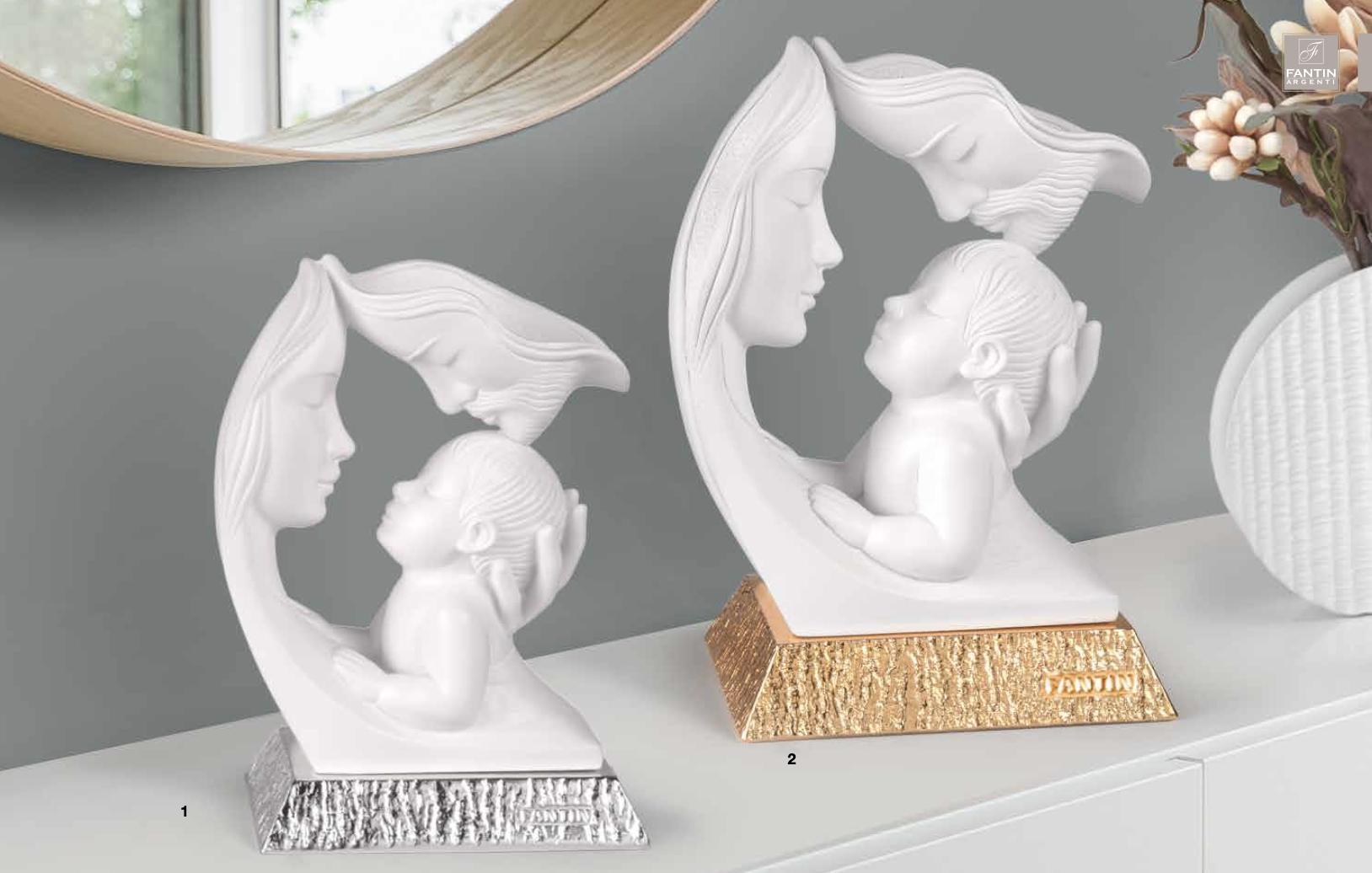 Sacra Famiglia Con Base Fantin - immagine 3