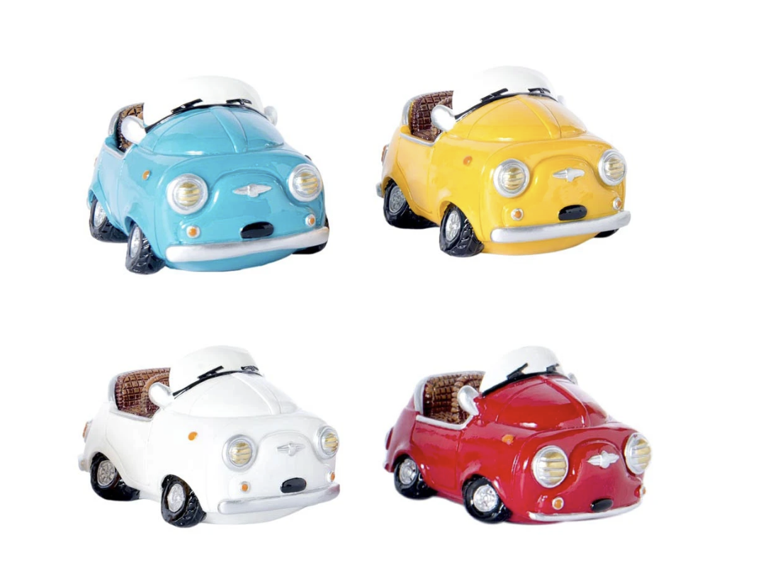 Modellino Fiat 500 Cabrio Bomboniera - immagine 2